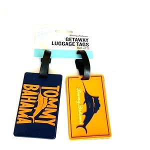 ✈️🌴☀️ NWT! Two Tommy Bahama luggage tags!!✈️🌈